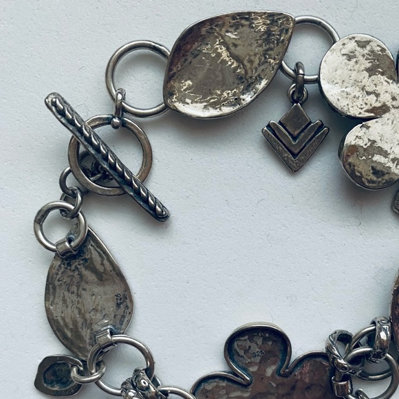 SOLD: Silpada Sterling Clover Bracelet 925 - Picture 5 of 9